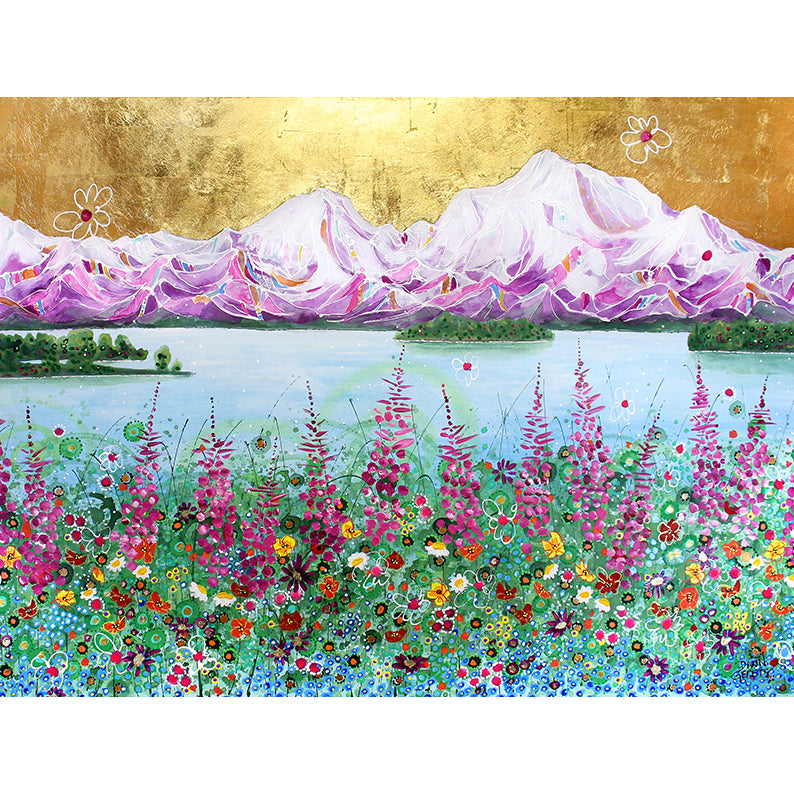 Golden Denali | 80"x40